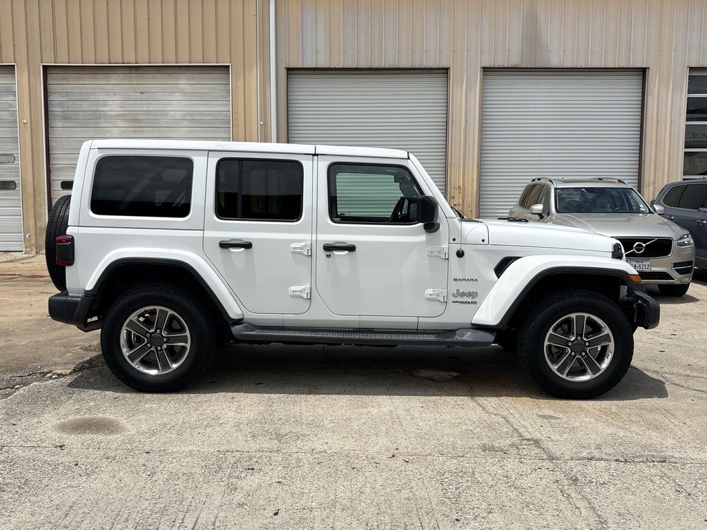 2018 Jeep Wrangler Unlimited Sahara White at Emmons Autoplex