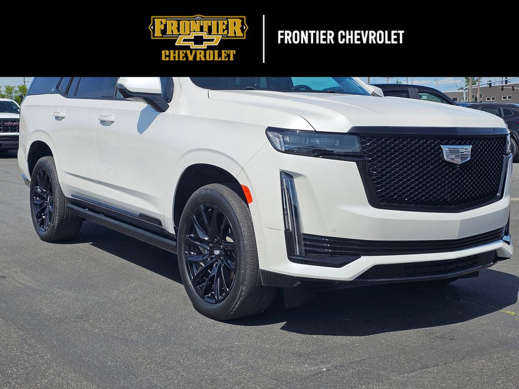 Crystal White 2022 Cadillac Escalade Sport Platinum 4WD SUV / Crossover Four-Wheel Drive Automatic