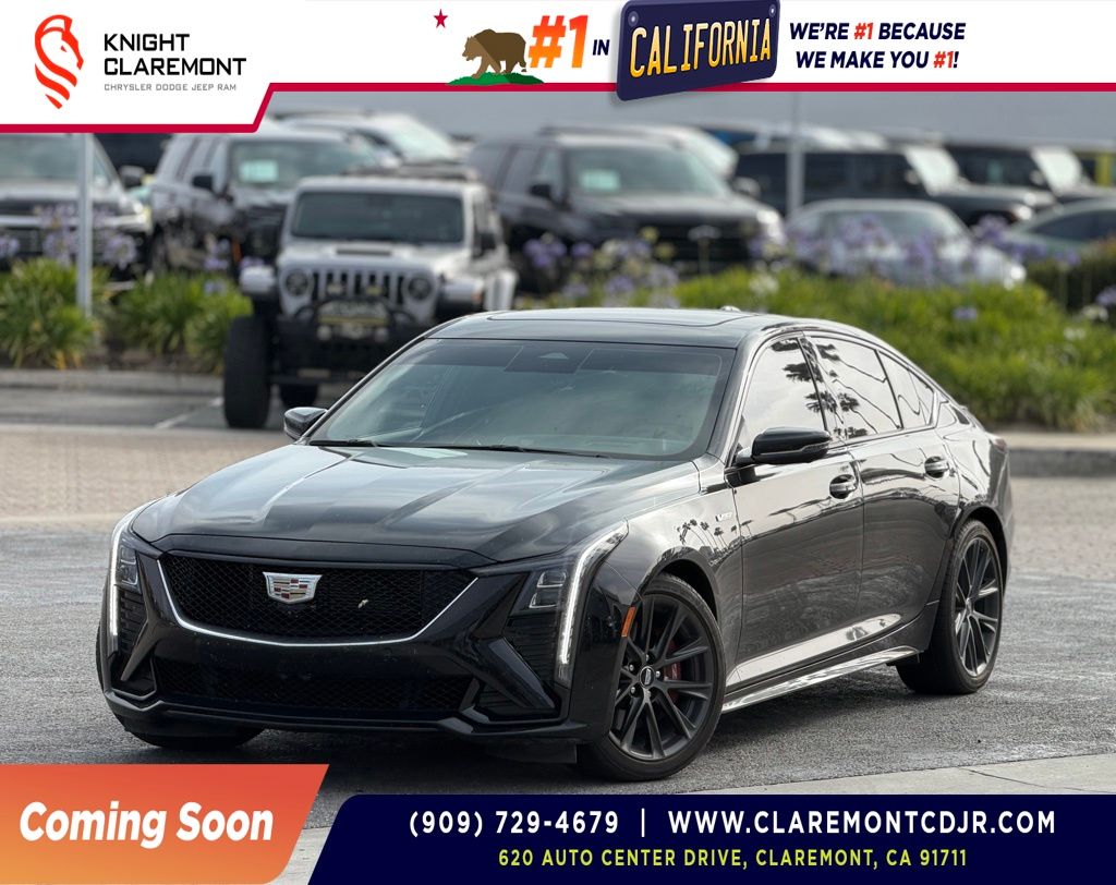 Black Raven 2025 Cadillac CT5 V-Series RWD Sedan Rear-Wheel Drive Automatic
