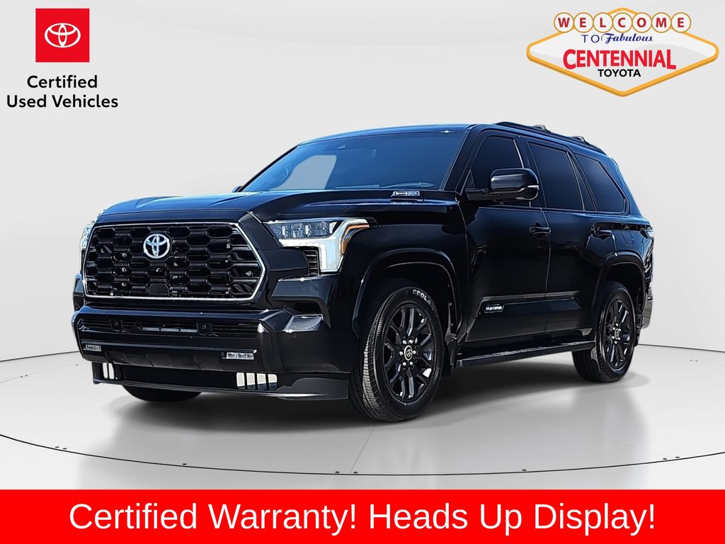 Black 2023 Toyota Sequoia Platinum 4WD SUV / Crossover Four-Wheel Drive Automatic