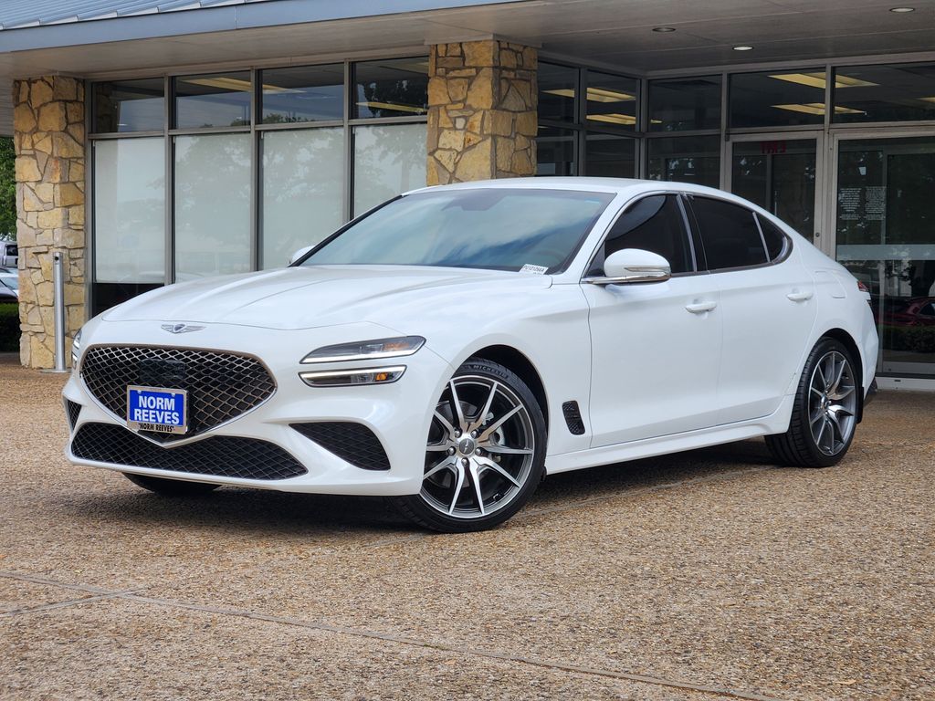 Uyuni White 2023 Genesis G70 2.0T RWD Sedan Rear-Wheel Drive 8-Speed Automatic