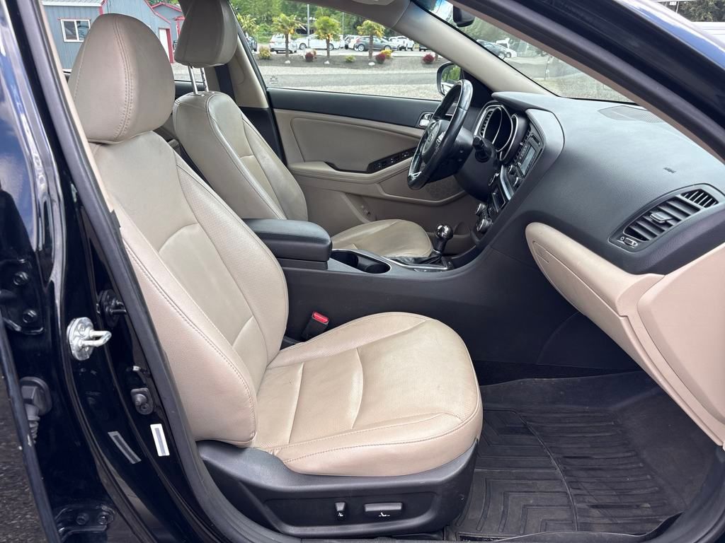 2015 Ebony Black Kia Optima EX FWD Sedan