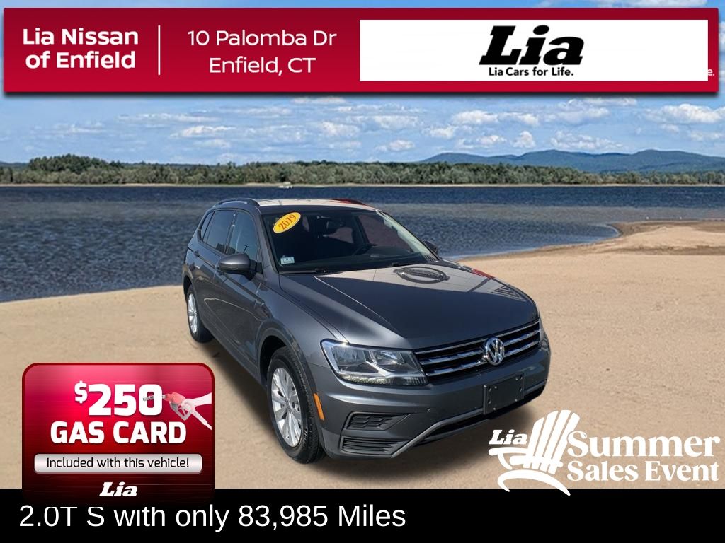 Platinum Gray Metallic 2019 Volkswagen Tiguan SUV / Crossover All-Wheel Drive 8-Speed Automatic