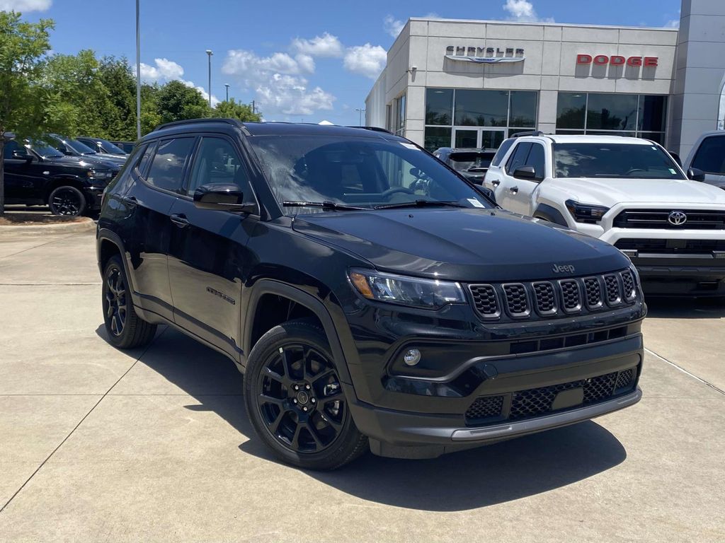 Diamond Black Crystal Pearlcoat 2026 Jeep Compass SUV / Crossover Four-Wheel Drive 8-Speed Automatic