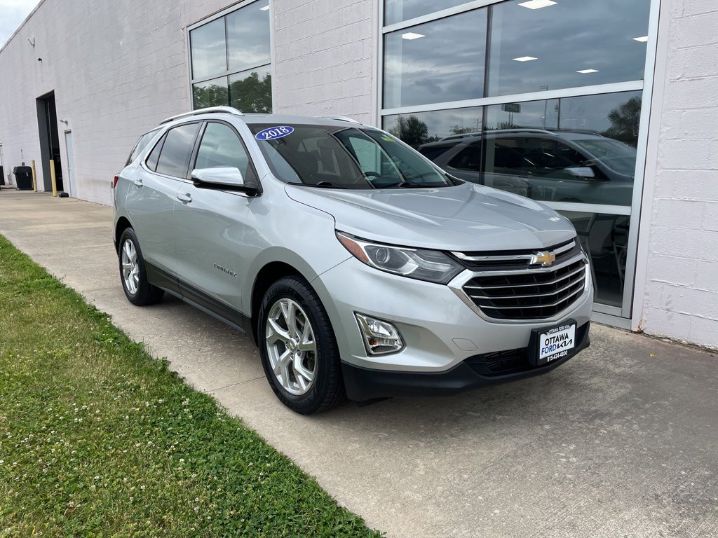 Silver Ice Metallic 2018 Chevrolet Equinox 1.5T Premier FWD SUV / Crossover Front-Wheel Drive 6-Speed Automatic Overdrive