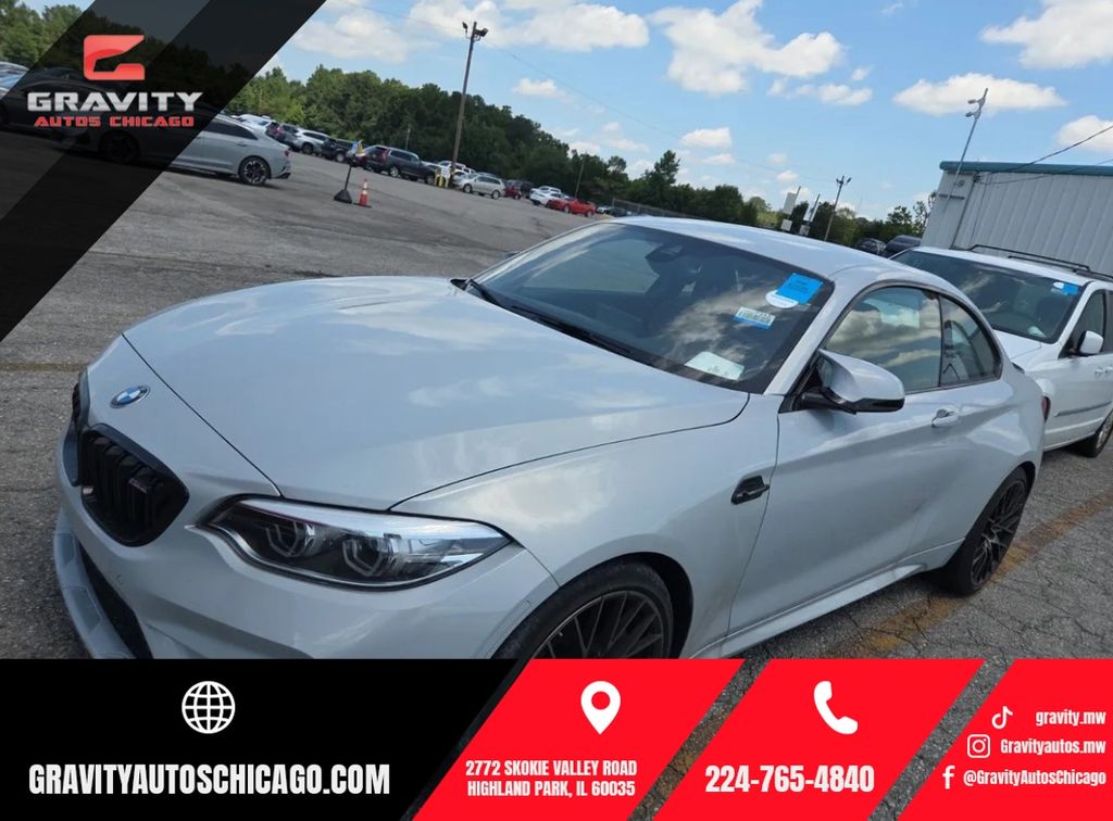 Hockenheim Silver Metallic 2020 BMW M2 Coupe Rear-Wheel Drive 6-Speed Manual