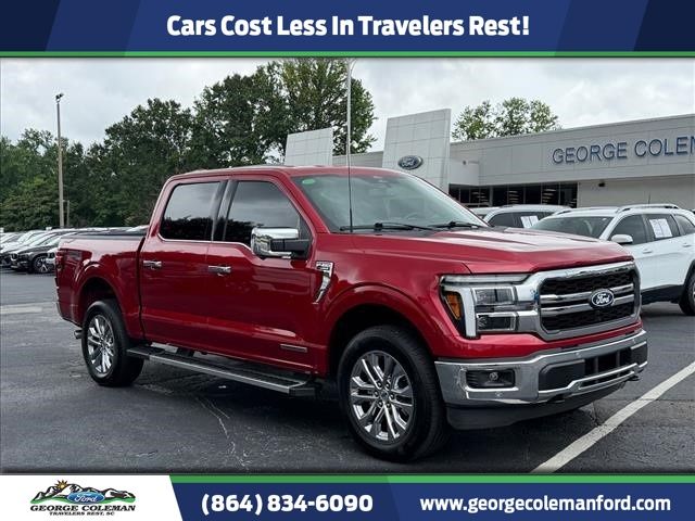 Rapid Red Metallic TC 2025 Ford F-150 Pickup Truck Four-Wheel Drive Automatic