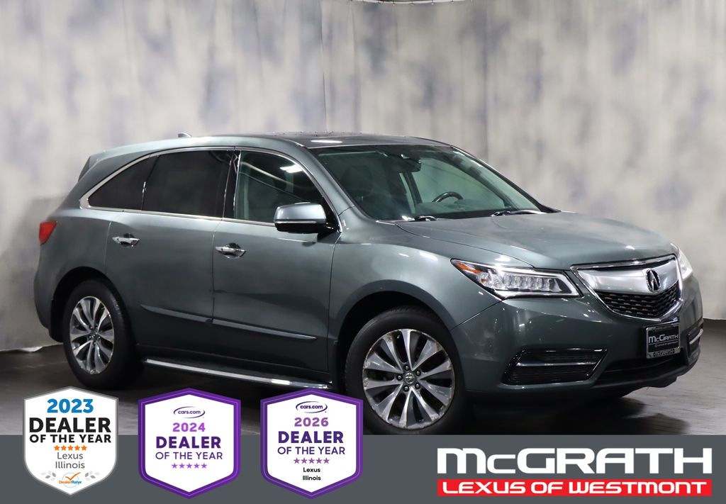Gray (Graphite Luster Metallic) 2016 Acura MDX SH-AWD with Technology Package SUV / Crossover All-Wheel Drive 9-Speed Automatic