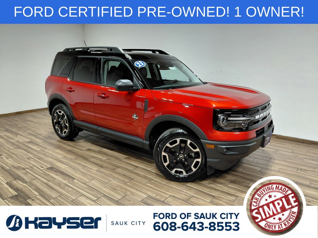 Chili Pepper Red 2023 Ford Bronco Sport SUV / Crossover All-Wheel Drive 8-Speed Automatic