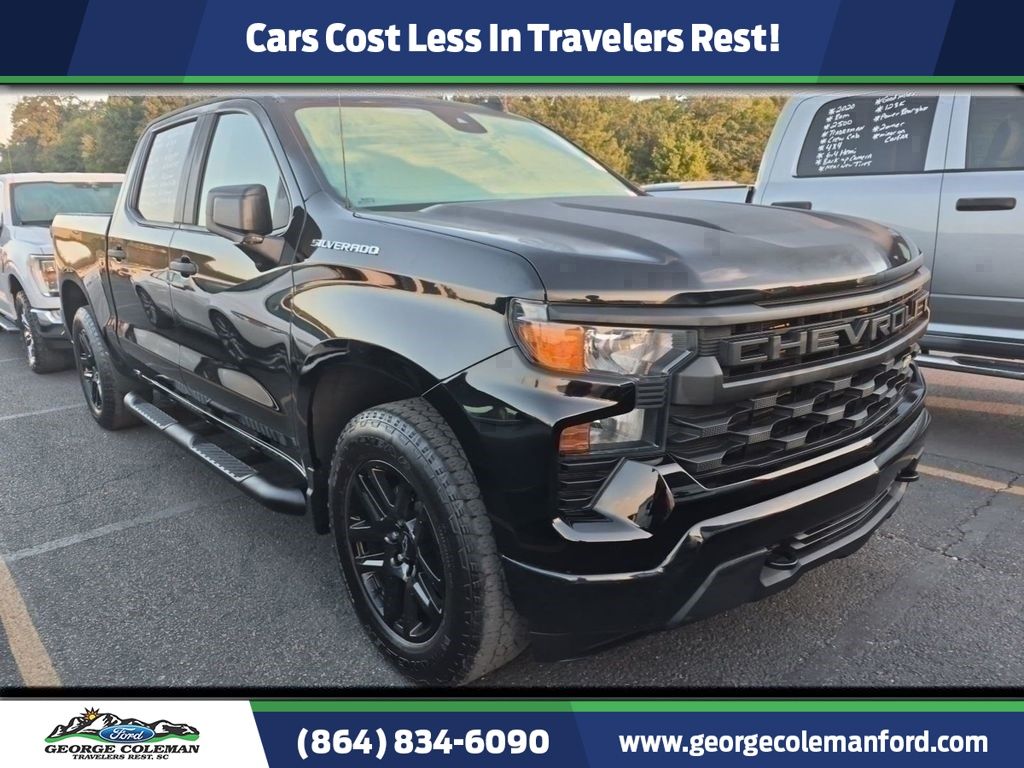 Black 2022 Chevrolet Silverado 1500 Pickup Truck Four-Wheel Drive 8-Speed Automatic