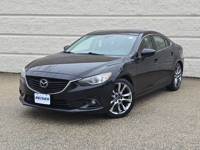 Jet Black Mica 2015 Mazda MAZDA6 Sedan Front-Wheel Drive 6-Speed Automatic