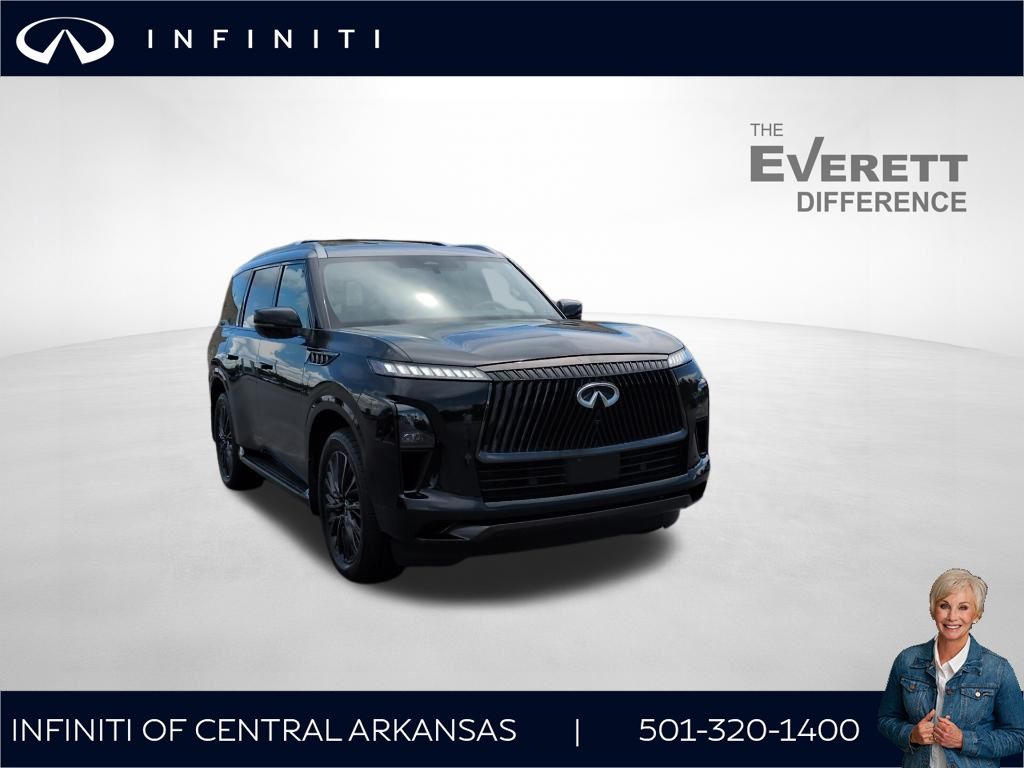 Mineral Black/Graphite Shadow 2025 INFINITI QX80 SUV / Crossover All-Wheel Drive 9-Speed Automatic