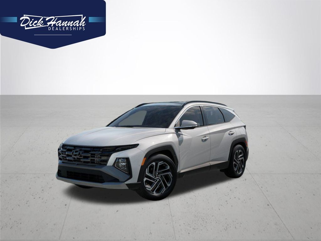 Creamy White Pearl 2026 Hyundai Tucson Hybrid Plug-In SUV / Crossover All-Wheel Drive 6-Speed Automatic