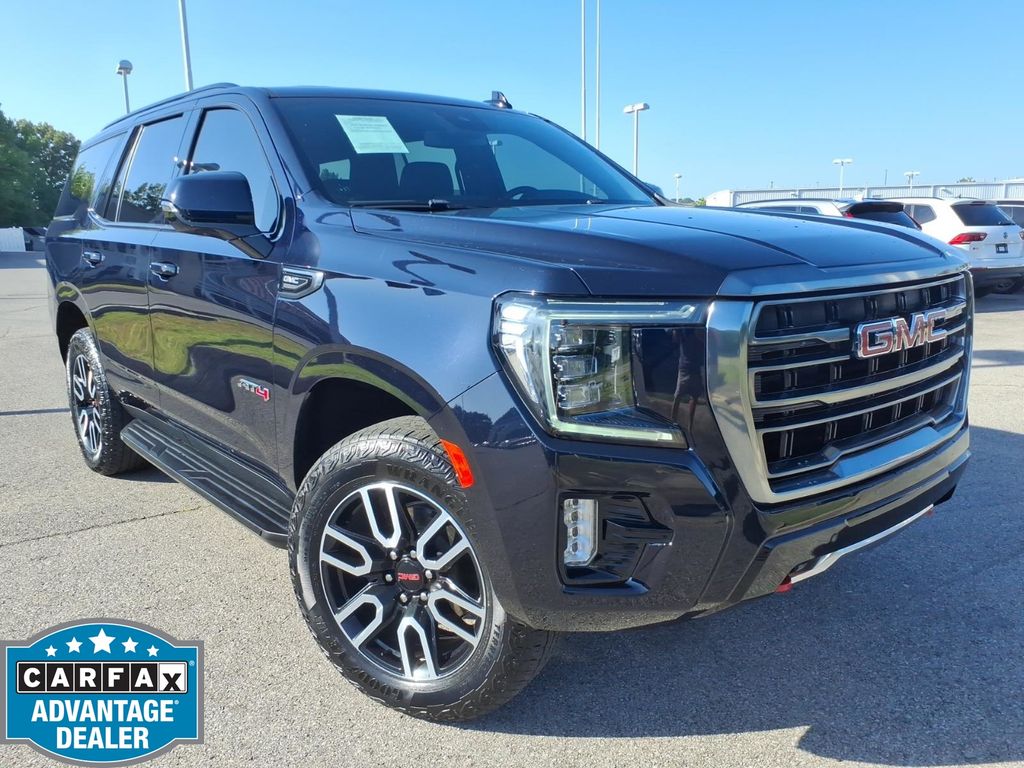 Midnight Blue Metallic 2024 GMC Yukon SUV / Crossover Four-Wheel Drive