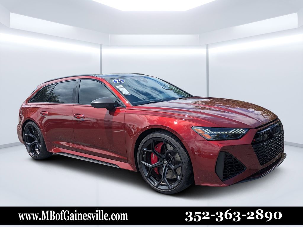 Grenadine Red Metallic 2025 Audi RS 6 Avant 4.0T quattro Performance Wagon All-Wheel Drive 8-Speed Automatic