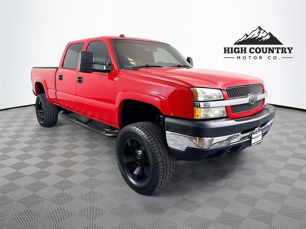 Wildfire Red 2004 Chevrolet Silverado 2500HD Pickup Truck Four-Wheel Drive 4-Speed Automatic Overdrive