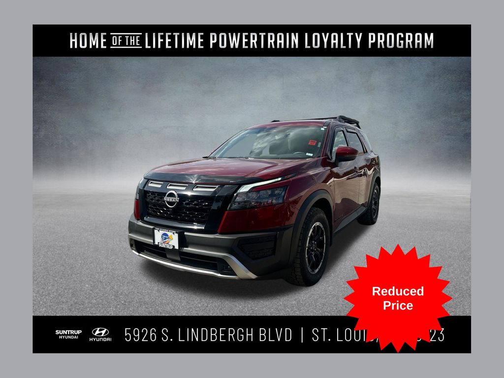 Red (Scarlet Ember) 2024 Nissan Pathfinder SUV / Crossover All-Wheel Drive 9-Speed Automatic