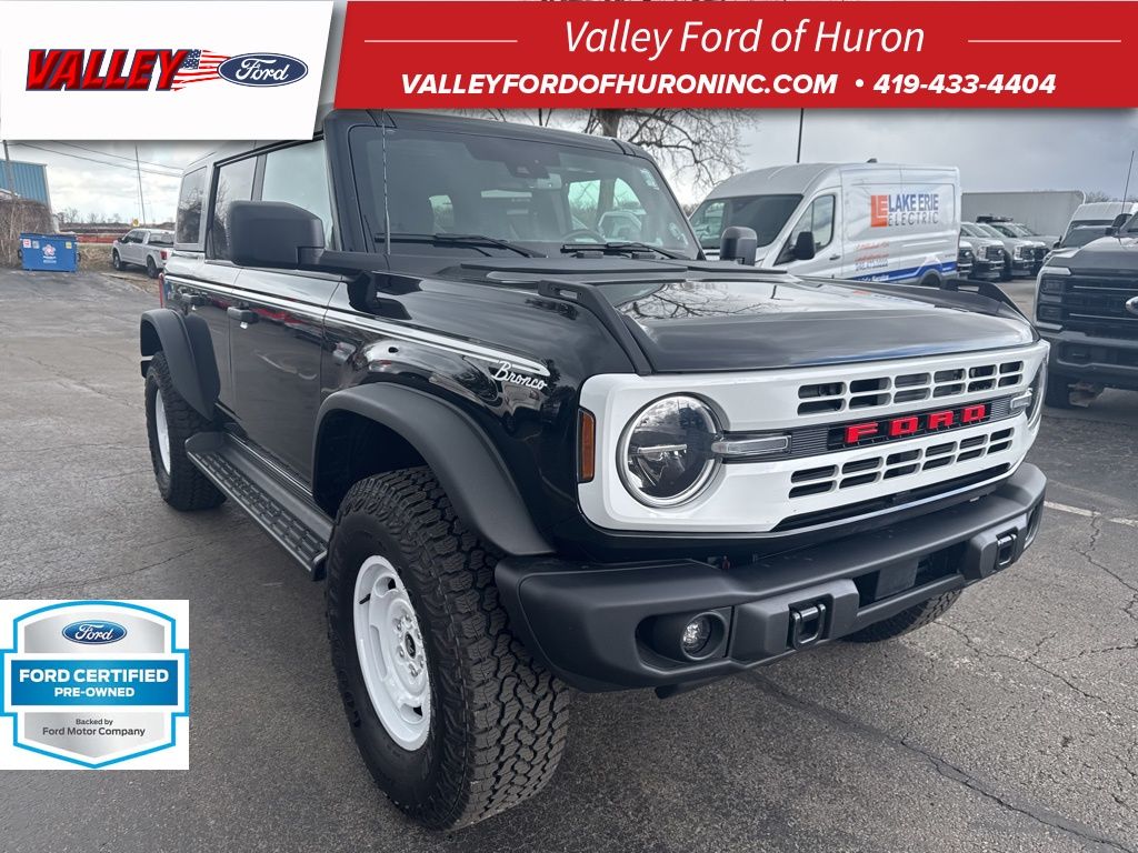 Shadow Black 2025 Ford Bronco Heritage Edition 4-Door 4WD SUV / Crossover Four-Wheel Drive Automatic