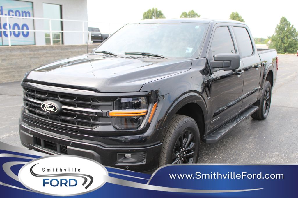 Agate Black Metallic 2024 Ford F-150 Pickup Truck Four-Wheel Drive Automatic