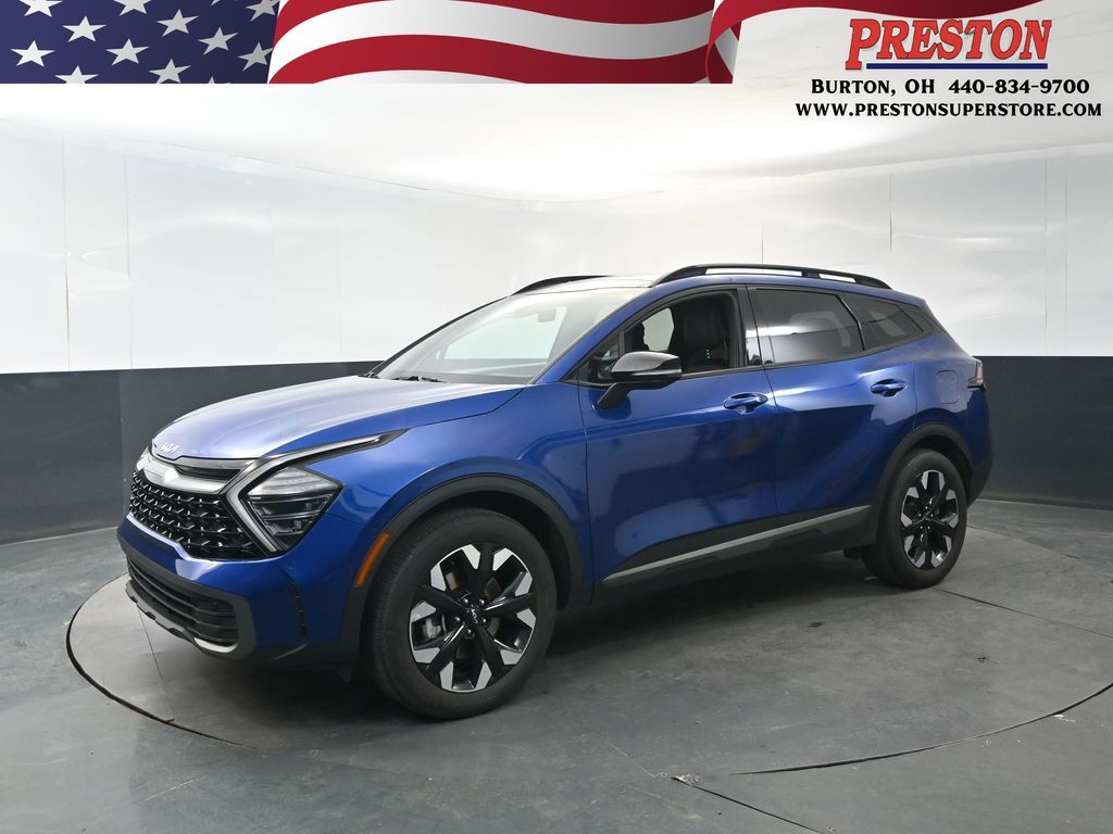 Sapphire Blue 2024 Kia Sportage X-Line AWD SUV / Crossover All-Wheel Drive 8-Speed Automatic
