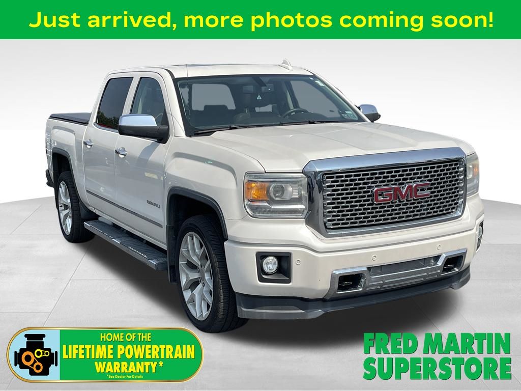 White Diamond Tricoat 2015 GMC Sierra 1500 Pickup Truck Four-Wheel Drive 6-Speed Automatic Overdrive