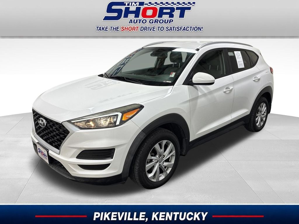 Winter White 2020 Hyundai Tucson SUV / Crossover All-Wheel Drive 6-Speed Automatic