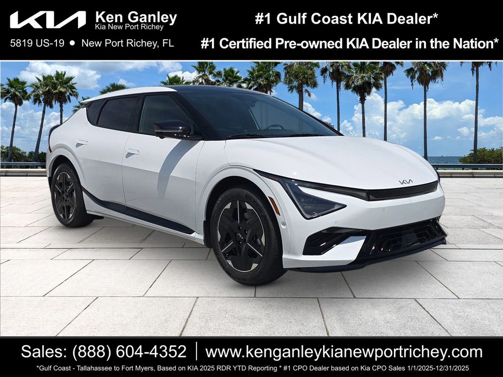 Glacial White Pearl 2026 Kia EV6 SUV / Crossover Rear-Wheel Drive 1-Speed Automatic