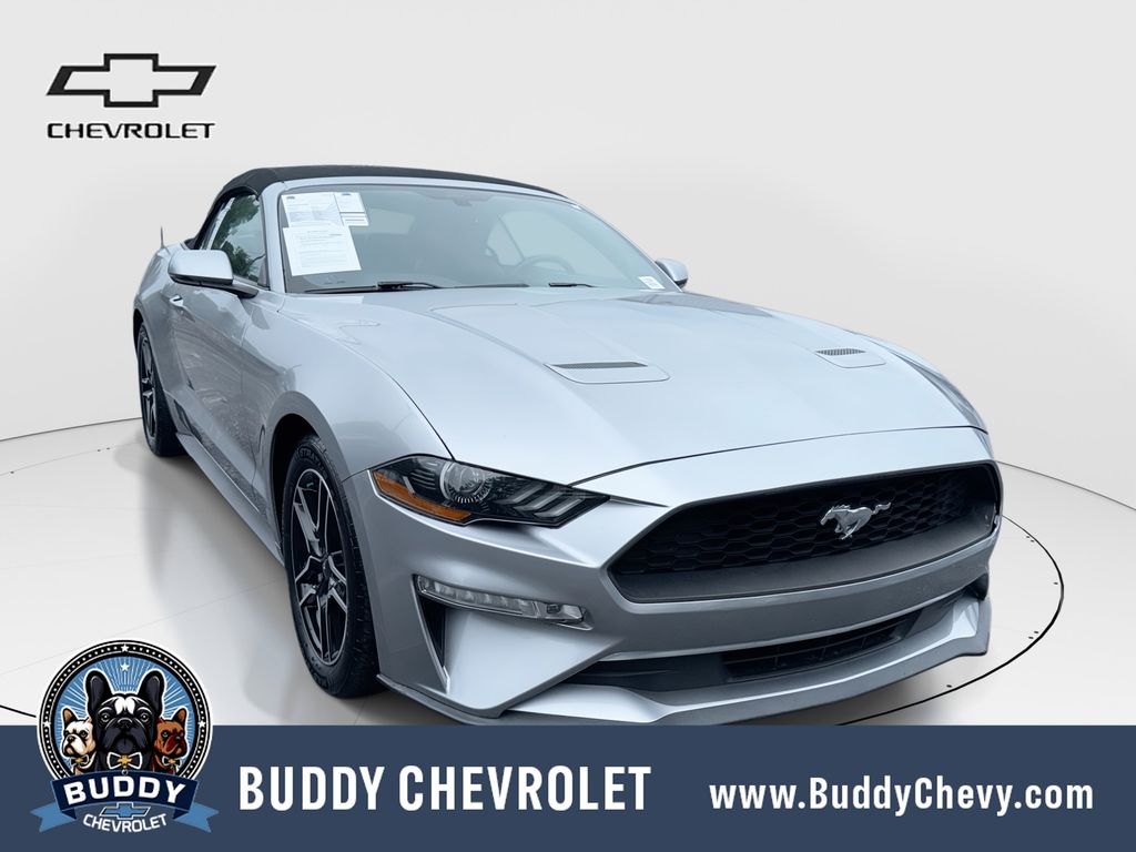 Silver Metallic 2020 Ford Mustang Convertible Rear-Wheel Drive Automatic