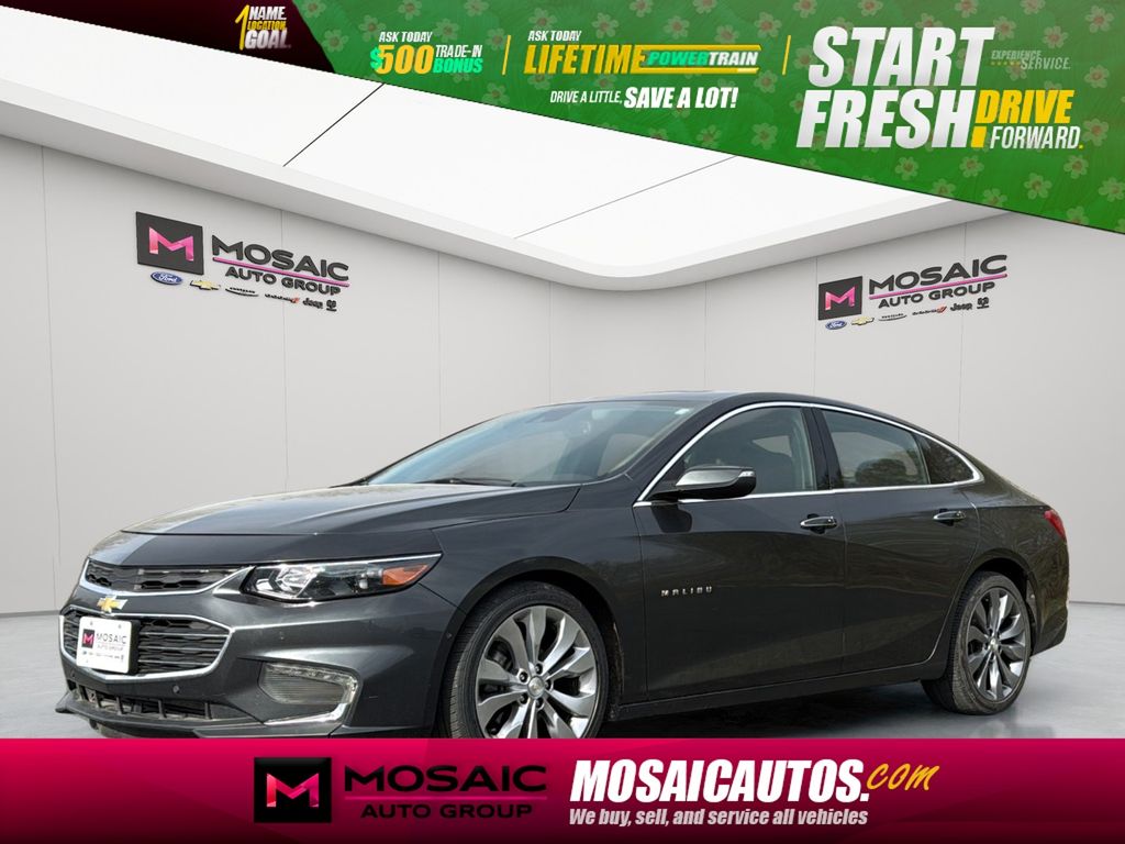 Nightfall Gray Metallic 2016 Chevrolet Malibu Premier FWD Sedan Front-Wheel Drive 8-Speed Automatic