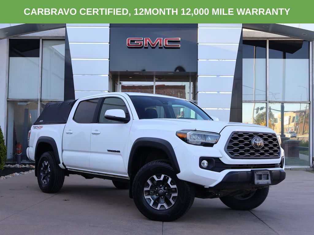 Super White 2020 Toyota Tacoma Pickup Truck Four-Wheel Drive 6-Speed Automatic