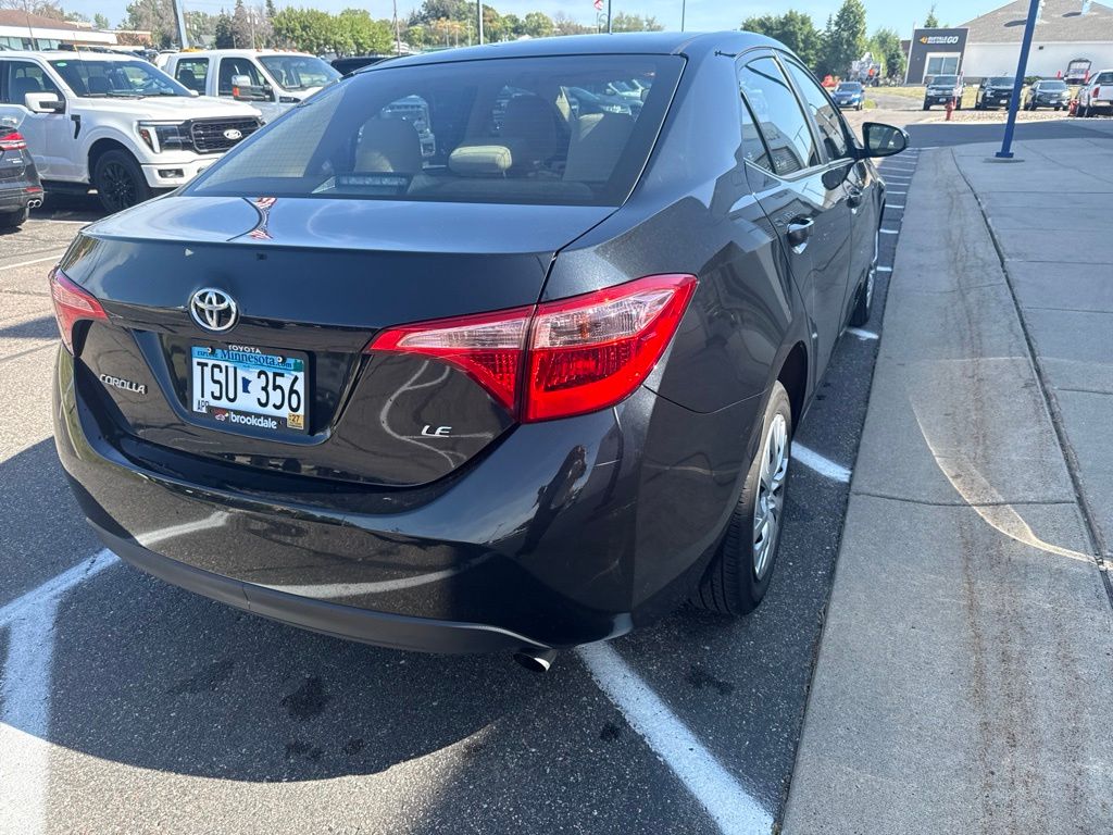 2019 Black Sand Pearl Toyota Corolla LE w/Toyota Safety Sense FWD Sedan