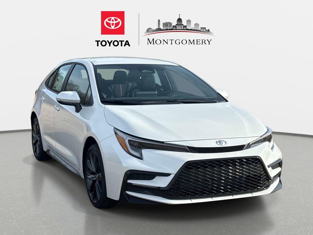 White (Wind Chill Pearl) 2026 Toyota Corolla SE FWD Sedan Front-Wheel Drive Continuously Variable Transmission