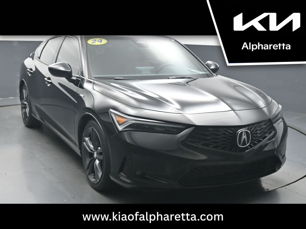 Majestic Black Pearl 2024 Acura Integra Sedan Front-Wheel Drive Continuously Variable Transmission