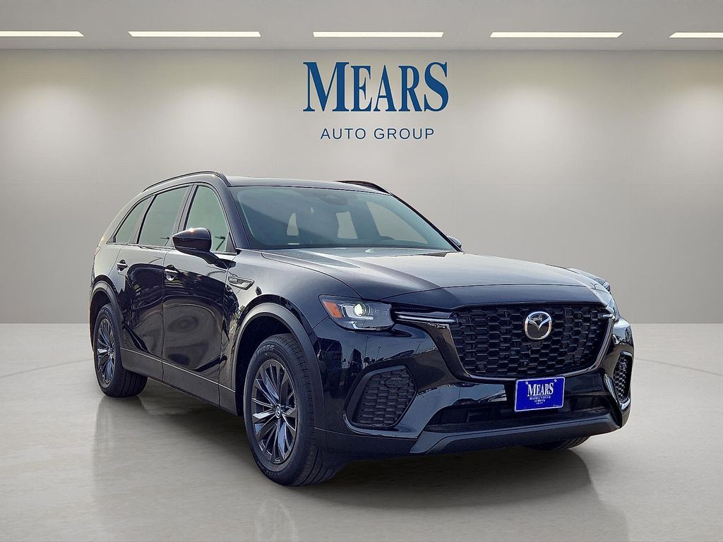 Jet Black Mica 2025 Mazda CX-70 3.3 Turbo Preferred AWD SUV / Crossover All-Wheel Drive 8-Speed Automatic