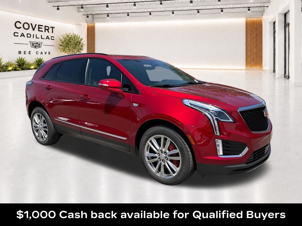 Radiant Red 2026 Cadillac XT5 SUV / Crossover Four-Wheel Drive 9-Speed Automatic