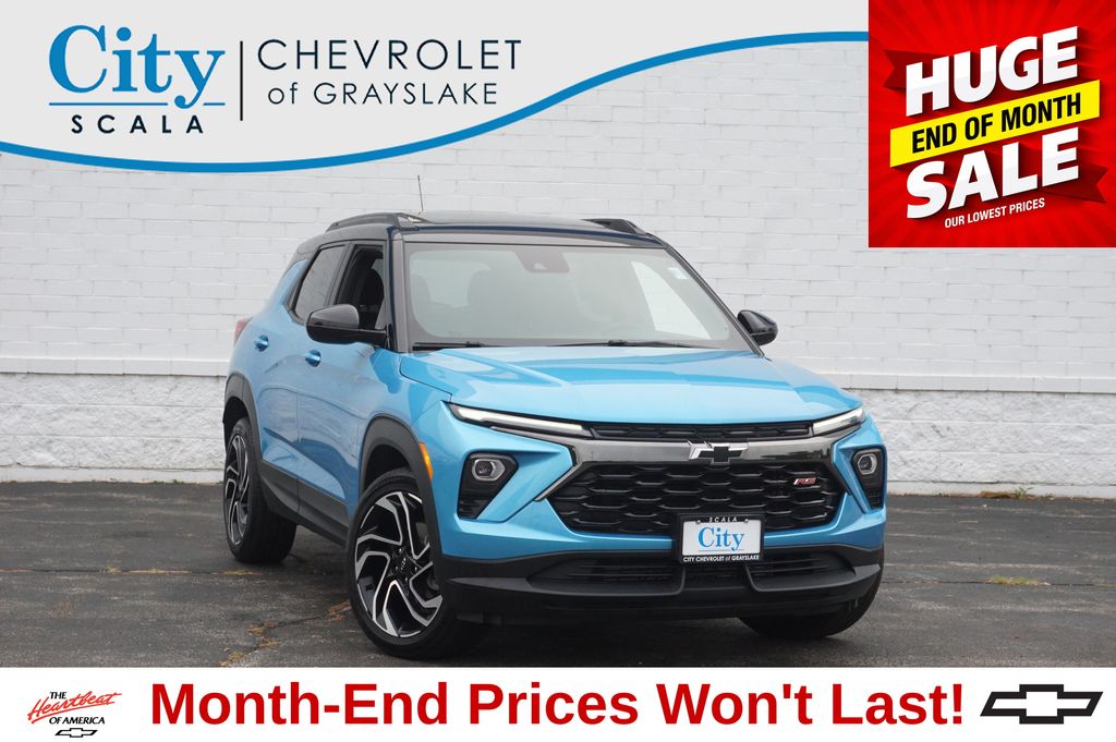 Marina Blue Metallic 2025 Chevrolet Trailblazer SUV / Crossover Four-Wheel Drive 9-Speed Automatic