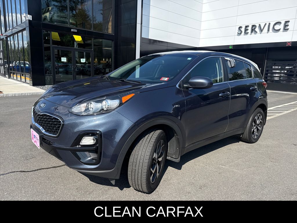 Pacific Blue 2022 Kia Sportage SUV / Crossover All-Wheel Drive 6-Speed Automatic Overdrive