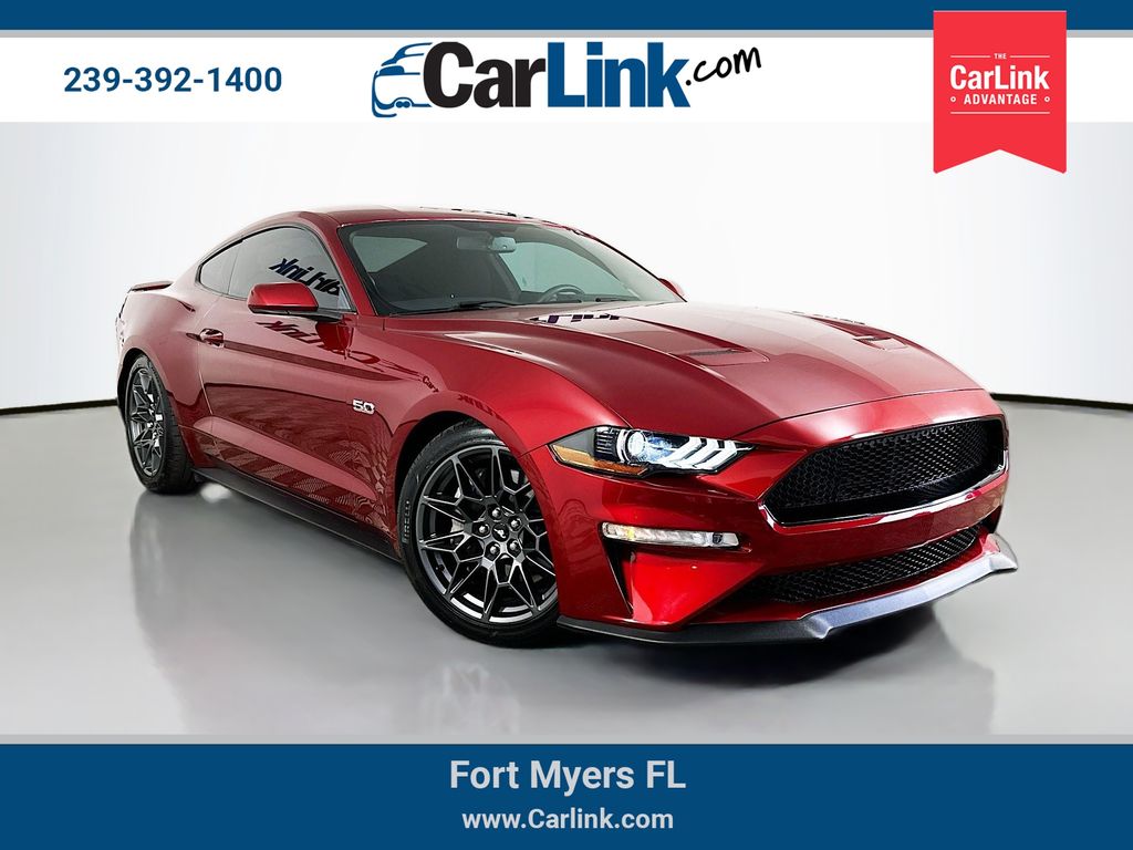 Ruby Red Metallic 2018 Ford Mustang Coupe Rear-Wheel Drive 6-Speed Manual