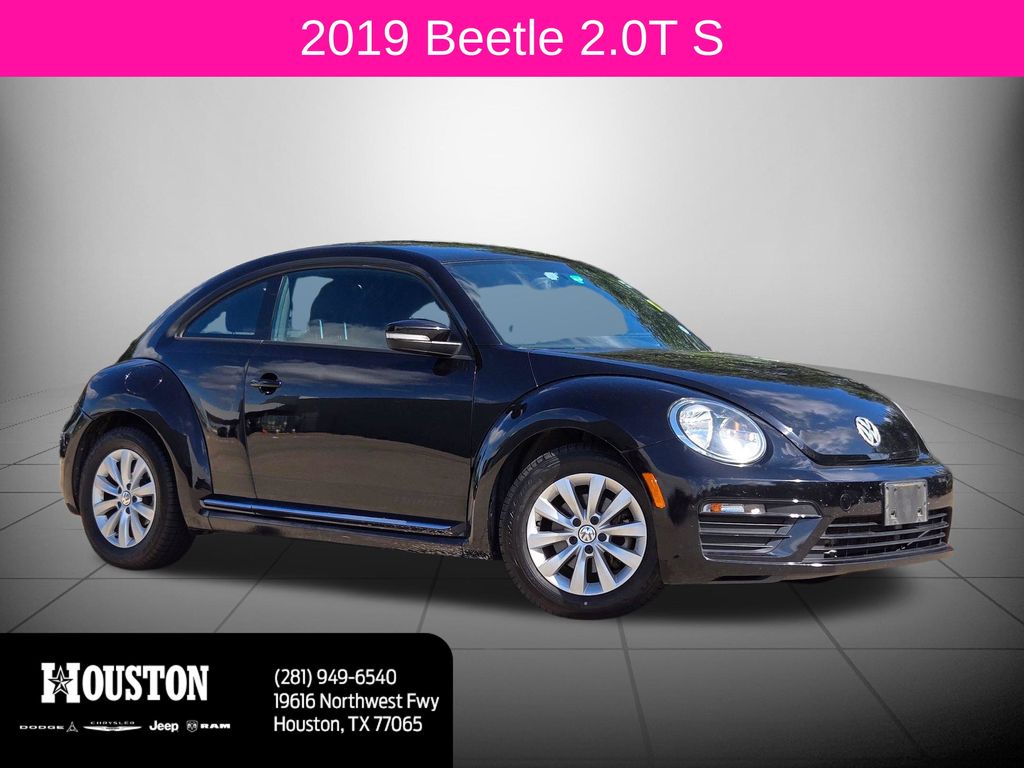 Deep Black 2019 Volkswagen Beetle Hatchback Front-Wheel Drive 6-Speed Automatic