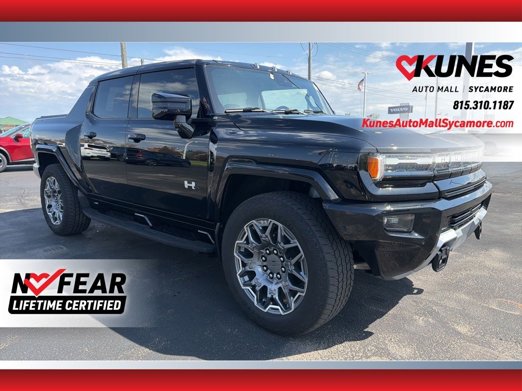 Void Black 2025 GMC Hummer EV Pickup 3X Crew Cab AWD Pickup Truck All-Wheel Drive 1-Speed Automatic