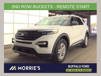 Star White Metallic Tri-Coat 2024 Ford Explorer SUV / Crossover All-Wheel Drive Automatic