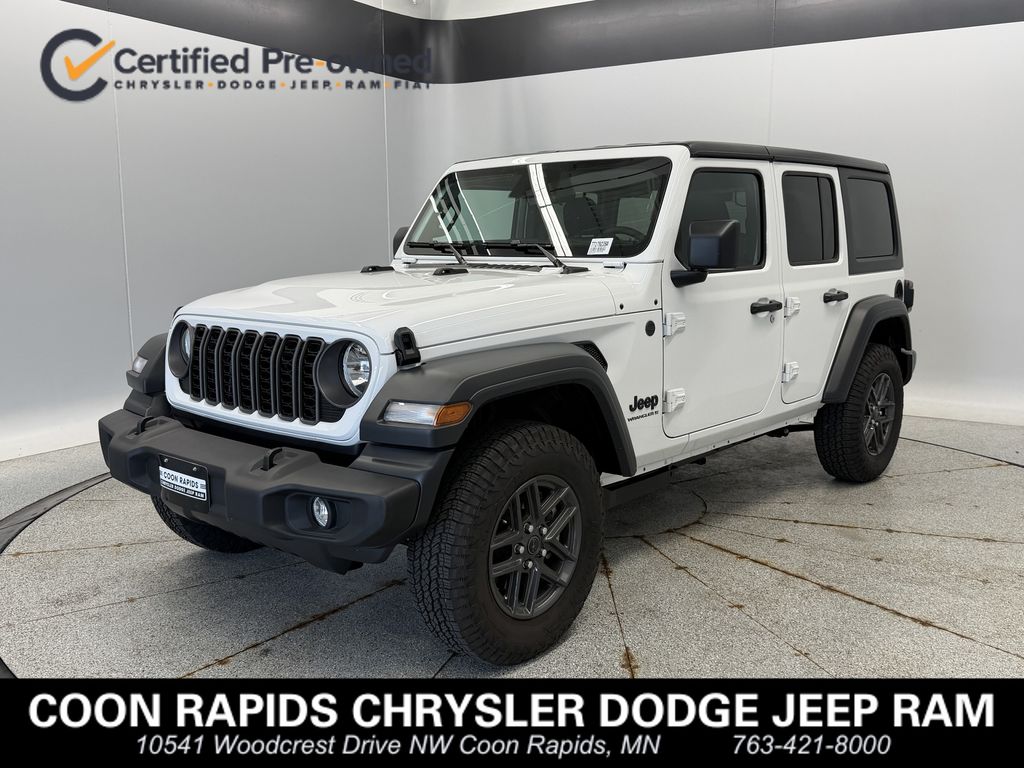 Bright White Clearcoat 2026 Jeep Wrangler SUV / Crossover Four-Wheel Drive 8-Speed Automatic