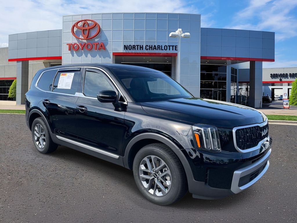 Ebony Black 2023 Kia Telluride LX FWD SUV / Crossover Front-Wheel Drive 8-Speed Automatic