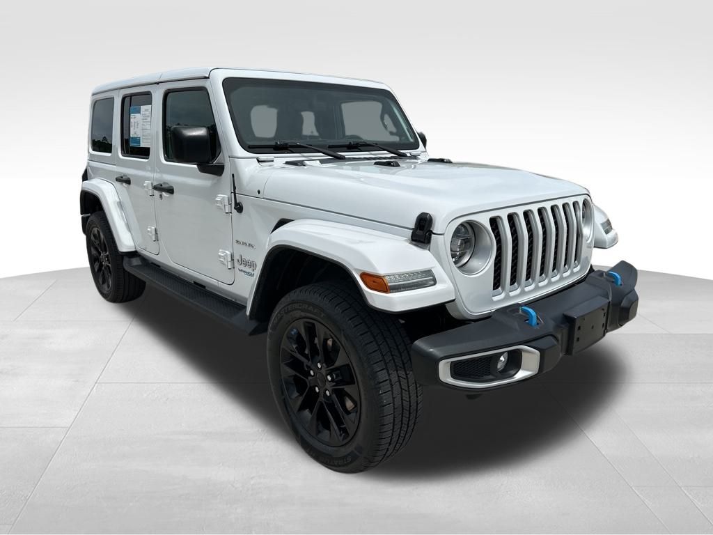 2022 Bright White Clearcoat Jeep Wrangler 4xe 4X4 SUV