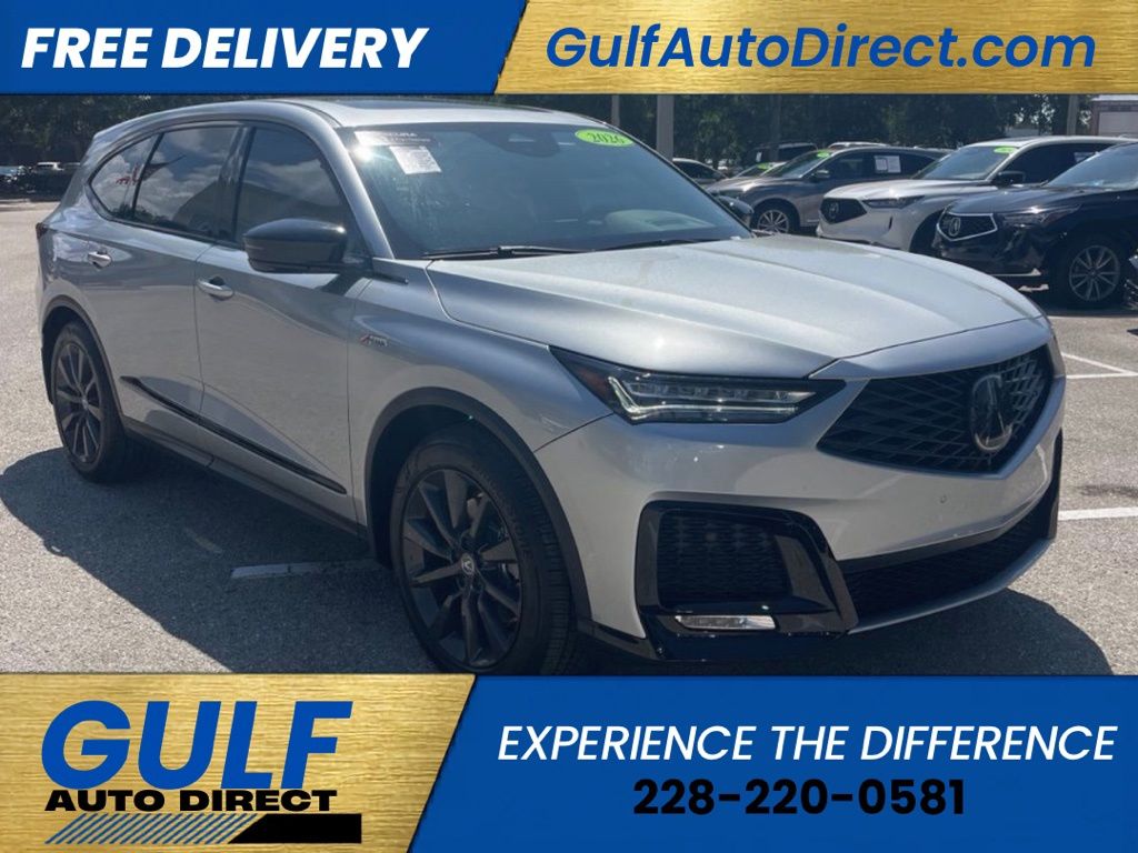 Solar Silver Metallic 2026 Acura MDX SH-AWD with A-SPEC Package SUV / Crossover All-Wheel Drive Automatic