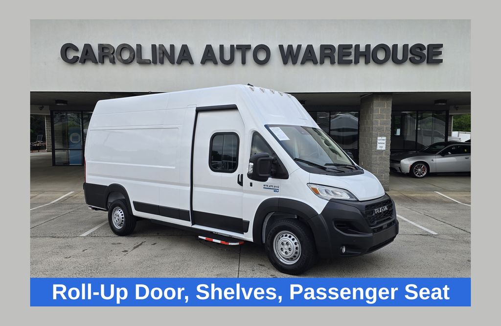 Bright White Clearcoat 2024 RAM ProMaster EV Delivery 159 Super High Roof Step Van FWD Van Front-Wheel Drive 1-Speed Automatic