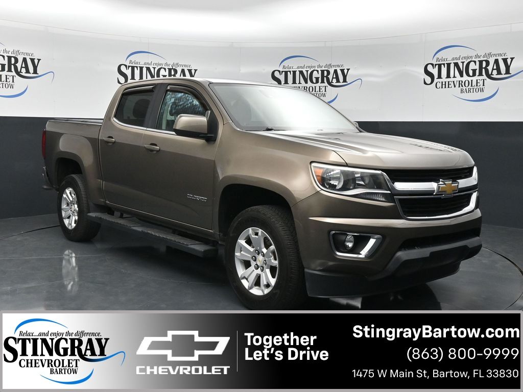 Brownstone Metallic 2017 Chevrolet Colorado LT Crew Cab RWD Pickup Truck 4X2 8-Speed Automatic