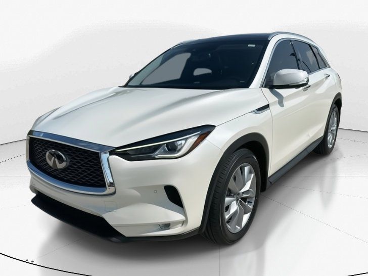 2022 Majestic White INFINITI QX50 ESSENTIAL FWD SUV