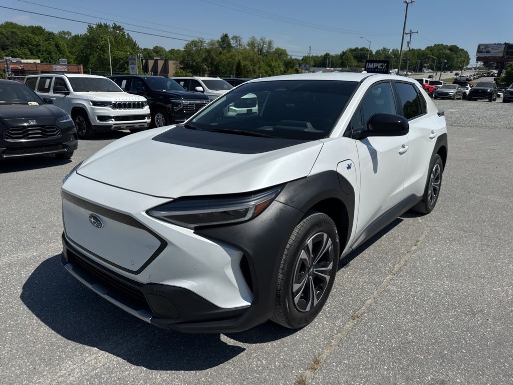 Cosmic White Pearl 2023 Subaru Solterra Premium AWD SUV / Crossover All-Wheel Drive 1-Speed Automatic