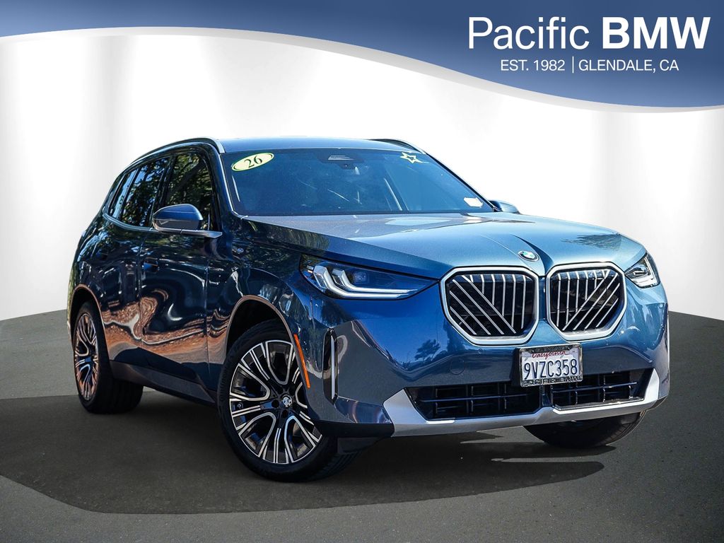 Arctic Race Blue Metallic 2026 BMW X3 SUV / Crossover All-Wheel Drive 8-Speed Automatic